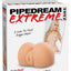 Pipedream Extreme Toyz Nasty Nympho Masturbator - Pussy and Butt - Vanilla