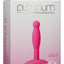 Platinum Premium Silicone - The Minis - Smooth - Small Anal Plug - Pink