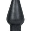 Platinum Premium Silicone - The Super Big End - Large Anal Plug - Charcoal/Grey