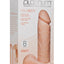 Platinum Premium Silicone The Tru Ride Dildo - Flesh/Vanilla - 8in