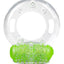 Play with Me Arouser Vibrating Cock Ring - Green