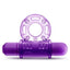 Play with Me Couples Play Vibrating Cock Ring - Purple