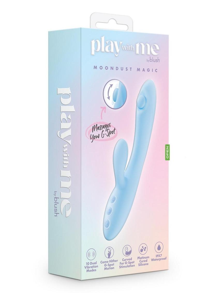 Play with Me Moondust Magic Rechargeable Silicone Rabbit Vibrator