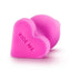 Play with Me Naughtier Candy Heart Ride Me Silicone Butt Plug - Pink