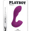 Playboy Arch Rechargeable Silicone Vibrator with Clitoral Stimulator
