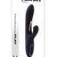 Playboy Aureus Rechargeable Silicone Triple Motor Vibrator with Remote Control - Black