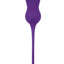 Playboy Double Time Rechargeable Silicone Vibrating Kegel Balls with Remote Control - Purple