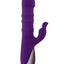 Playboy Hop to It Rechargeable Silicone Rabbit Vibrator - Purple