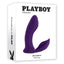 Playboy Mix and Match Silicone Rechargeable Dual Vibrator - Purple