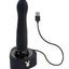 Playboy Pleasure Zone Rechargeable Silicone Light-Up Vibrator - Black
