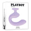 Playboy Rev Me Up Rechargeable Silicone Dual Vibrator with Clitoral Stimulator