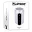 Playboy Spin Doctor Rechargeable Dual End Masturbator - Clear/White