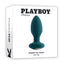 Playboy Spinning Tail Teaser Rechargeable Silicone Rotating Anal Plug with Remote Control