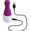 Playboy The Jet Set Tapping Rechargeable Silicone Clitoral Stimulator - Purple/White