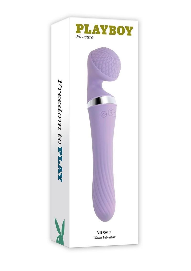 Playboy Vibrato Rechargeable Silicone Dual Ended Wand