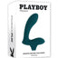 Playboy Wrapped Around Your Finger Silicone Rechargeable Finger Vibrator - Green