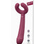 Please Me Rechargeable Silicone Vibrator - Plum Star/Purple