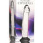 Pleasure Crystals Glass Dildo with Silicone Base