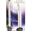 Pleasure Crystals Glass Dildo with Silicone Base