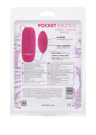 Pocket Exotics Jumpin' Gyrator Rocket Bullet with Remote Control - Pink