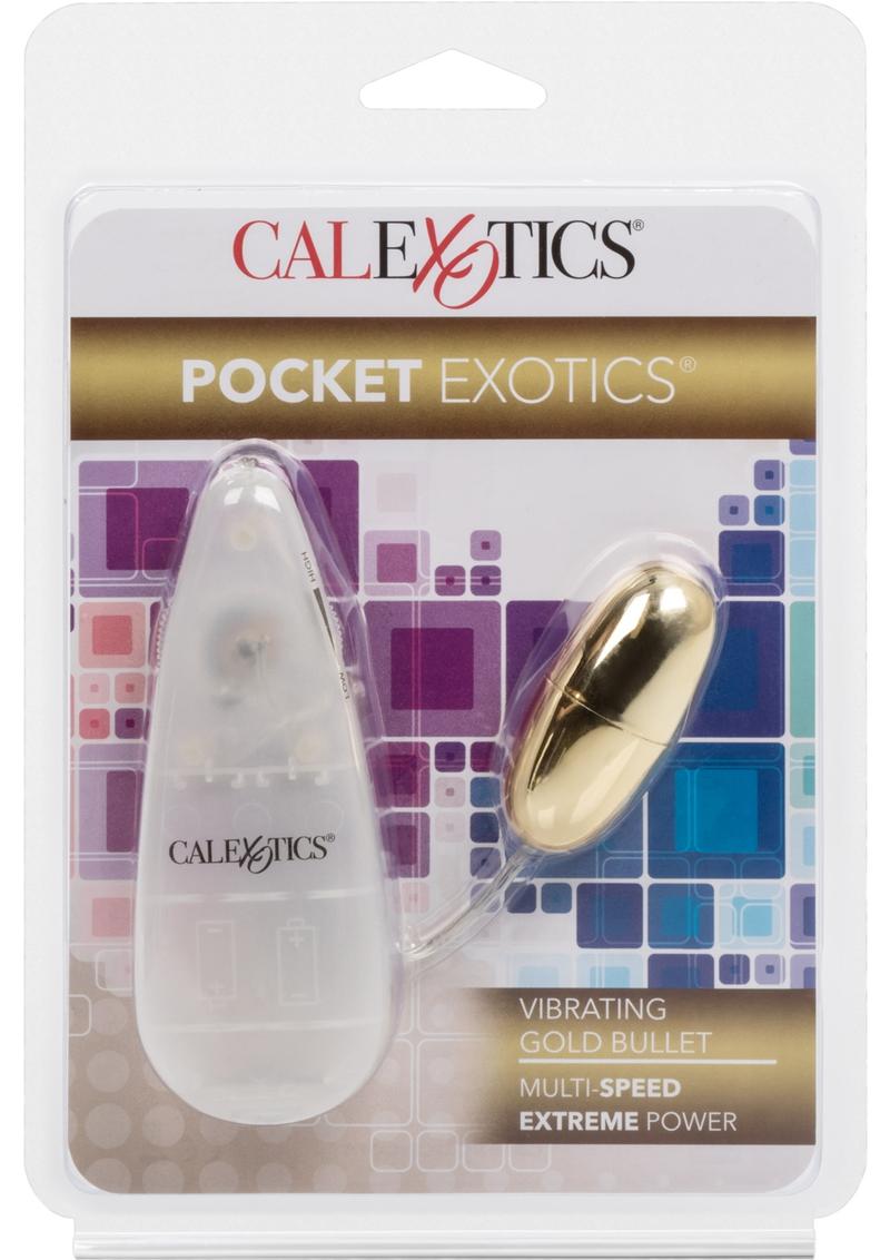 Pocket Exotics Vibrating Gold Bullet