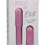 Pocket Rocket Elite Silicone Rechargeable Mini Vibrator with Removable Sleeve - Pink