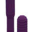 Pocket Rocket Elite Silicone Rechargeable Mini Vibrator with Removable Sleeve - Purple