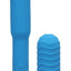 Pocket Rocket Elite Silicone Rechargeable Mini Vibrator with Removable Sleeve - Blue/Sky Blue