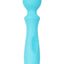 Pocket Wand Rechargeable Silicone Wand Massager - Aqua/Blue