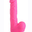 Pop Peckers Dildo with Balls - Pink - 6.5in