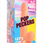 Pop Peckers Dildo with Balls - Vanilla - 6.5in