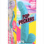 Pop Peckers Dildo with Balls - Blue - 7.5in