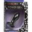 Power Gem Vibrating Petite Crystal Probe Silicone Rechargeable Butt Plug - Black