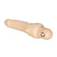 Power Stud Cliterrific Vibrating Dildo - Vanilla/White