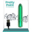 Powerbullet Pretty Point Rechargeable Bullet Vibrator - Teal