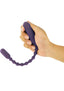 Powerbullet Rechargeable Silicone Booty Beads - Purple - 10in