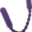 Powerbullet Rechargeable Silicone Booty Beads - Purple - 10in