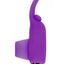 Powerbullet Silicone Teasing Tongue with Mini Rechargeable Bullet - Purple - 2.5in