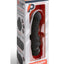 Powercocks Silicone Rechargeable Realistic Vibrator - Black - 6in