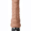 Powercocks Silicone Rechargeable Realistic Vibrator - Caramel - 6in
