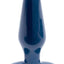 Pretty Ends - Medium Anal Plug - Blue/Iridescent Blue