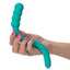 Pretty Little Wands Bubbly Rechargeable Silicone Vibrator - Aqua/Green