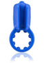Primo Minx True Silicone Vibrating Cock Ring Waterproof - Blue