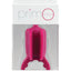 Primo Minx True Silicone Vibrating Cock Ring Waterproof - Merlot/Pink