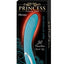 Princess Dynamic Heat Rechargeable Silicone Vibrator with Clitoral Stimulator - Blue