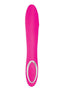Princess Dynamic Heat Rechargeable Silicone Vibrator with Clitoral Stimulator - Pink