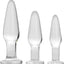 Prisms Dosha 3 Piece Glass Plug Kit