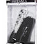 Prisms Lingam Glass Dildo Flogger - Black/Clear