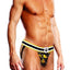 Prowler BDSM Rubber Ducks Jock - Black/Yellow - Small
