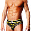 Prowler BDSM Rubber Ducks Open Brief - Black/Yellow - XSmall